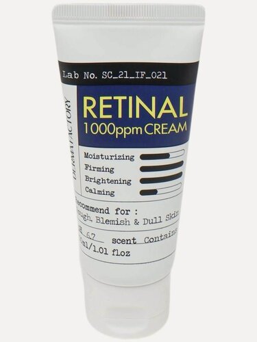Изображение товара Derma Factory Крем для лица с ретиналем Retinal 1000ppm Cream 30мл