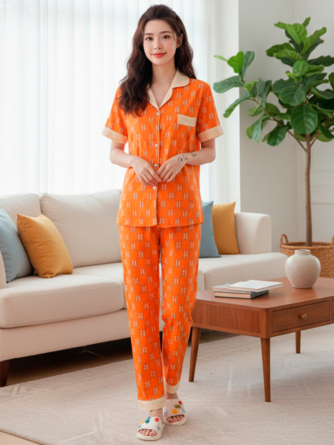 Пижама для кормящих мам Pijama-Jenskiy-Viskoza