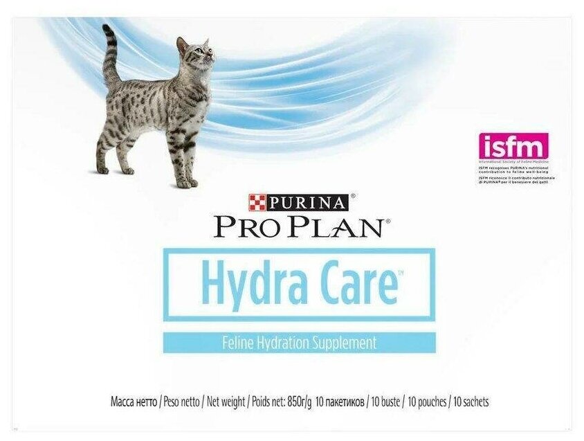 Влажный корм для кошек Pro Plan Veterinary Diets Hydra Care способствующий увеличению потребления воды и снижению концентрации мочи 10 шт. х 85 г - фотография № 7