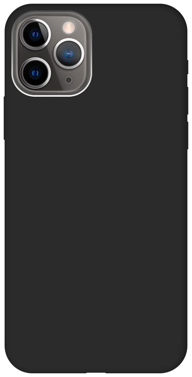 Силиконовый чехол на Apple iPhone 11 Pro / Эпл Айфон 11 Про Soft Touch черный