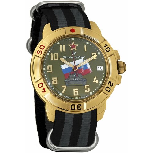 Наручные часы Восток Командирские Мужские наручные часы Восток Командирские 439435, серый, золотой