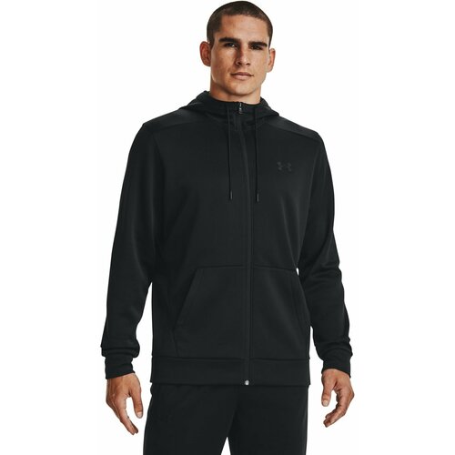 Толстовка спортивная Under Armour, размер MD, черный толстовка under armour ua rush fleece fz hoodie мужчины 1366178 410 md