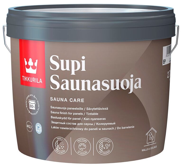 фото Tikkurila пропитка Supi Saunasuoja