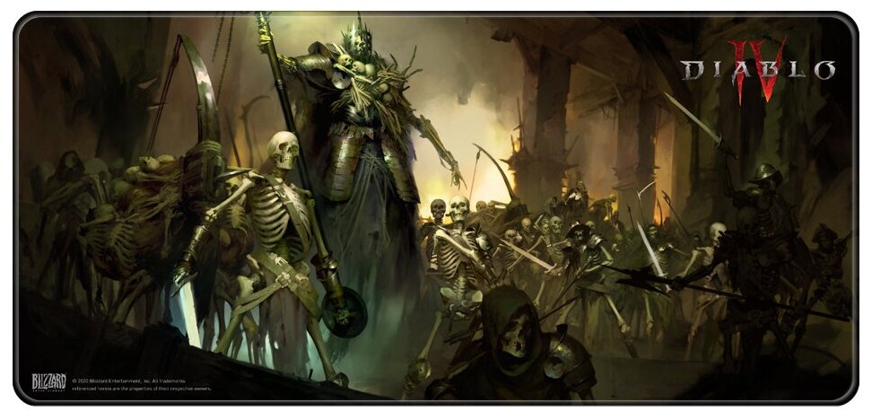 Коврик для мыши Blizzard Diablo IV Skeleton King XL