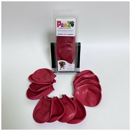 Обувь для собак Лапушки PawZ, Small, красный