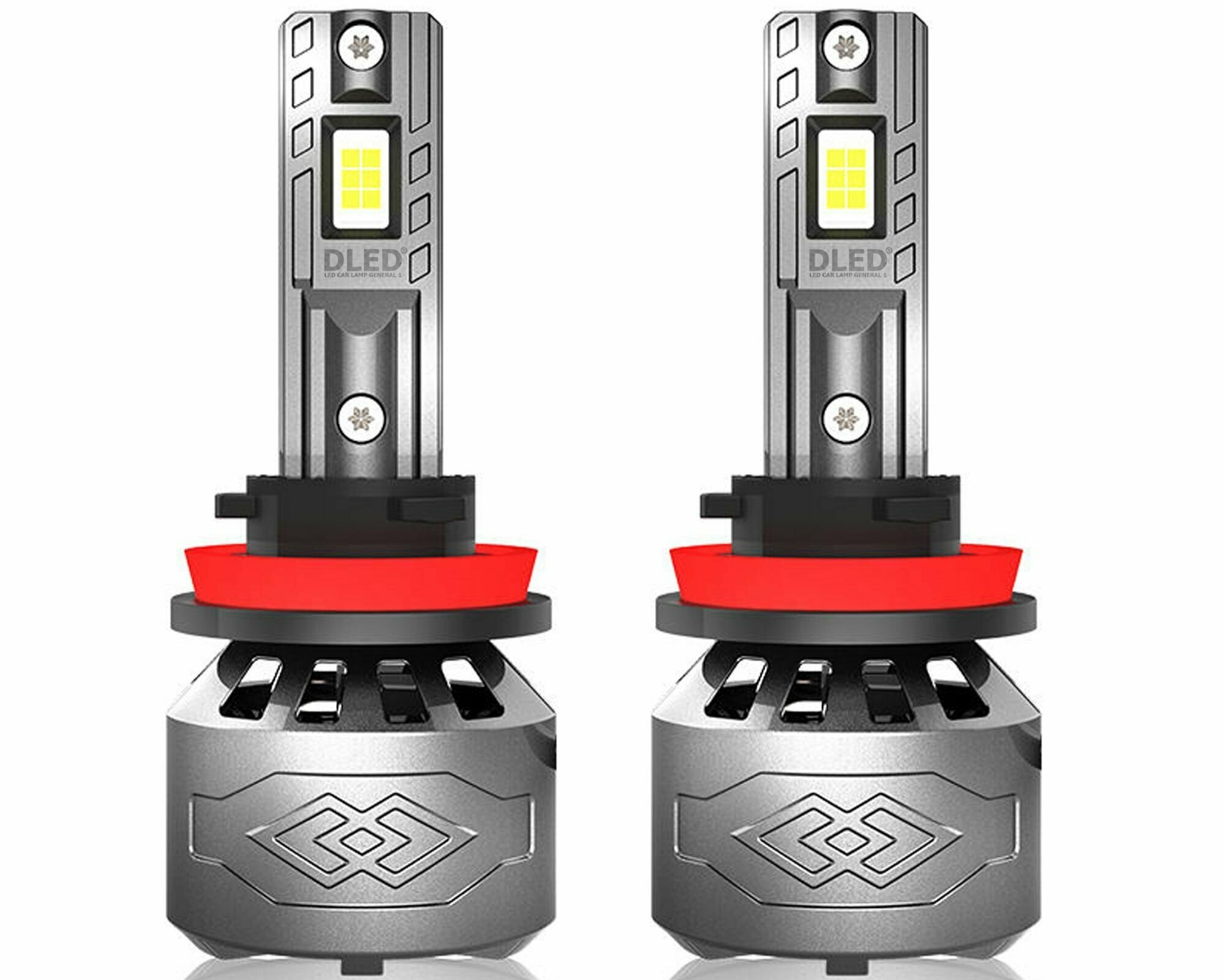 Автомобильные светодиодные лампы H8 PGJ19-1 GENERAL 1 CSP 3570 6500K DLED (2 лампы)