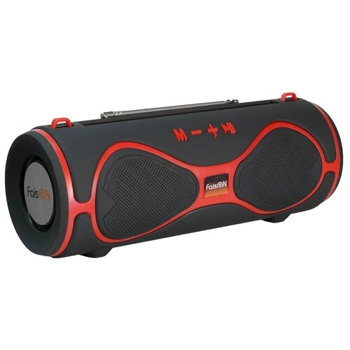 Колонка портативная FaisON MMS-39 Mask Bluetooth цвет чёрный красная вставка мятая упаковка 89100₽