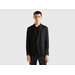 Пиджак UNITED COLORS OF BENETTON, силуэт прилегающий, однобортный, размер 52, черный