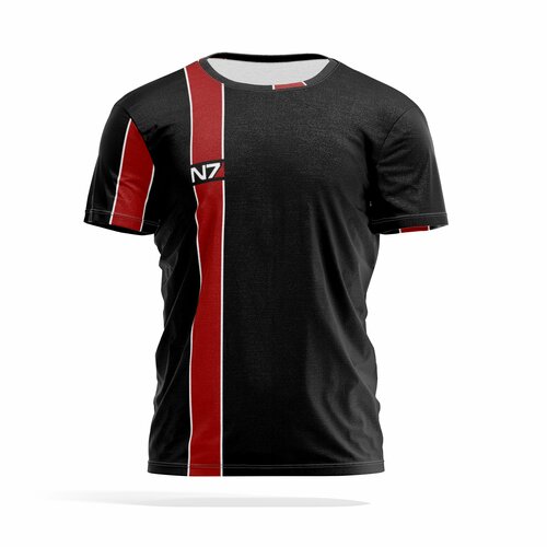 Футболка PANiN Brand, размер XXL, черный, бордовый