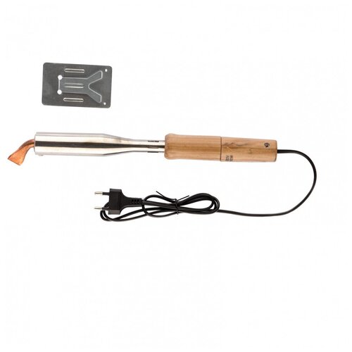 Паяльник электрика с ручкой из дерева Sparta 913105 150 Вт 220 В 70300₽