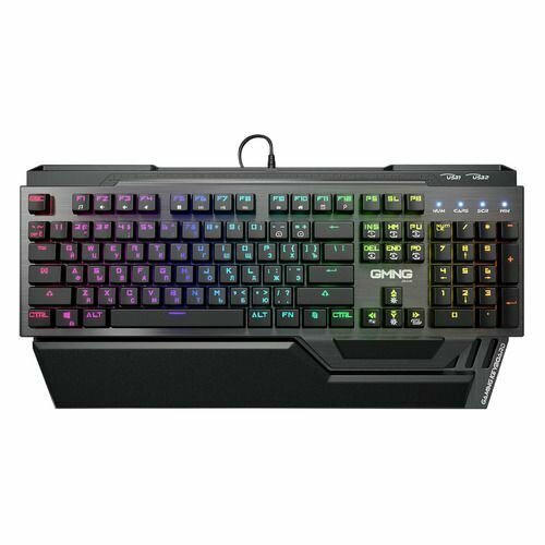 Клавиатура GMNG 985GK USB c подставкой для запястий черный 1677413 399000₽
