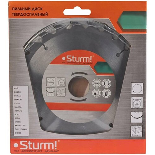 Диск пильный Sturm! 9020-160х20x24T диск пильный sturm 9020 140х16x24t