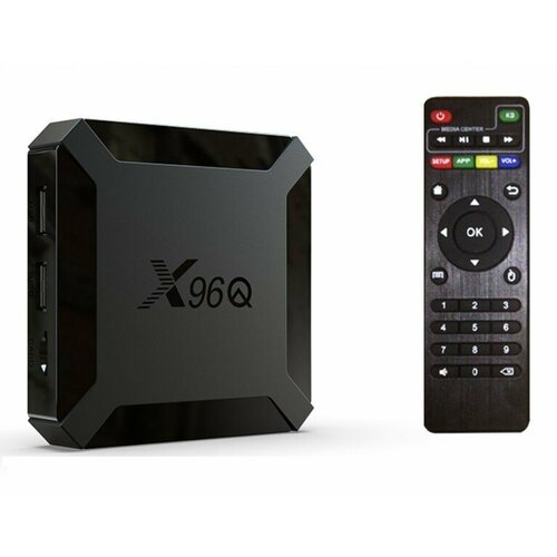 Смарт ТВ приставка ТВ бокс X96Q Андроид 10 4К 216 Гб TV BOX Андроид приставка CN Version 249900₽