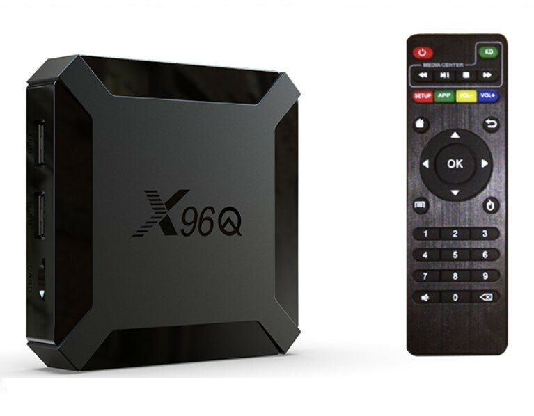 Смарт ТВ приставка ТВ бокс X96Q (Андроид 10 4К 2/16 Гб) / TV BOX / Андроид приставка CN Version