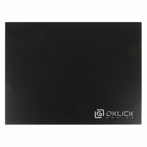 Коврик для мыши Oklick OK-P0250 (S) черный, пластик, 250х200х3мм