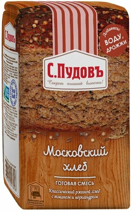 Смесь для выпечки С. Пудовъ Московский хлеб 500г