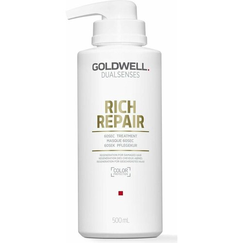 Goldwell Dualsenses Color Brilliance 60 Sec Treatment - Уход за 60 секунд для блеска окрашенных волос 500 мл goldwell dualsenses color уход за 60 секунд для блеска окрашенных волос 500 мл бутылка