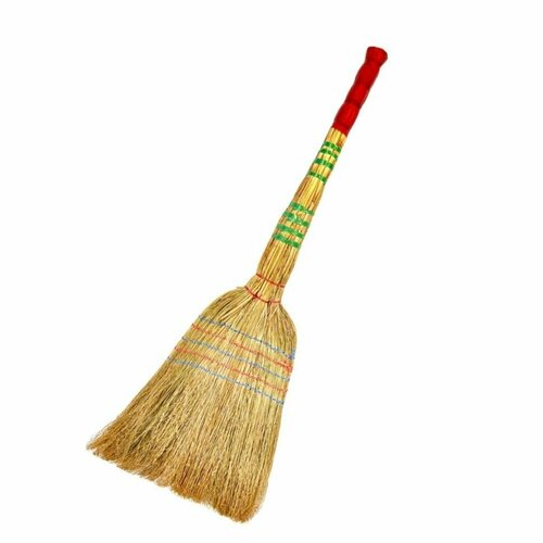 Веник-сорго 5-ти прошивной люкс с терморучкой 500гр