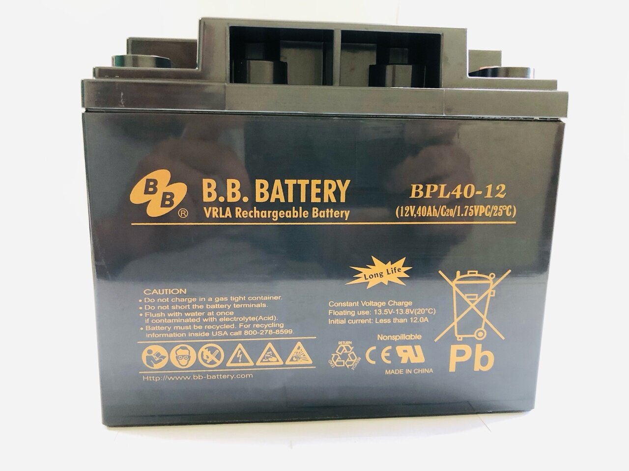 Аккумуляторная батарея BBBattery BPL 40-12 (12В 40Ач)