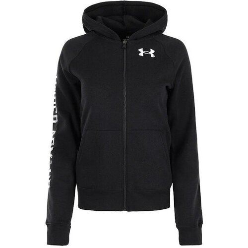 Толстовка спортивная Under Armour, размер YMD, черный толстовка under armour ua rival fleece fz hoodie дети 1357609 001 ymd