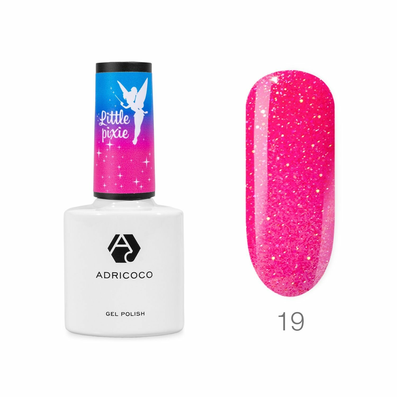фото ADRICOCO Гель-лак Little Pixie, 8 мл, 8 г