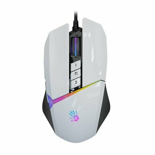 Мышь A4TECH Bloody W60 Max игровая оптическая проводная USB белый w60 max panda white 317900₽