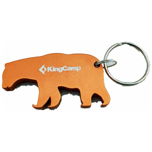 Брелок KingCamp, коричневый коврик kingcamp delux wide