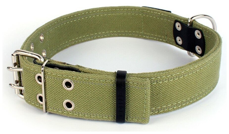 Collar ошейник брезентовый тесьма, двойной ширина 35 мм, длина 51 - 63 см.