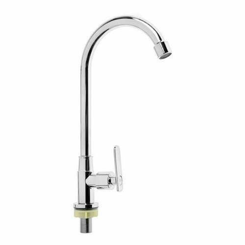 Моносмеситель Z05, нержавеющая сталь, поворотный излив, хром