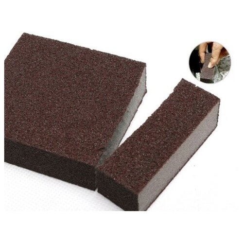 Нано-губка меламиновая 7х10х2,5см / Чудо-губка для удаления накипи и ржавчины 1 шт