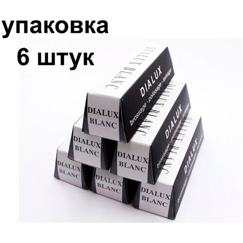 Полировальная паста Dialux BLANС белая, упаковка 6 шт. для финишной полировки металлов