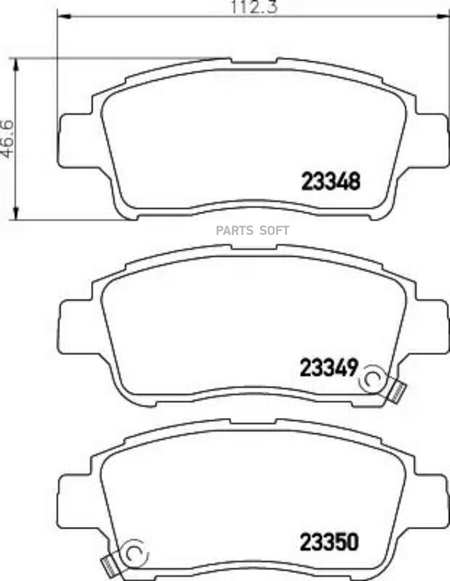 NISSHINBO NP1007 NP1007_колодки дисковые передние!\ Toyota Yaris 1.0/1.3/1.5/1.4D 99