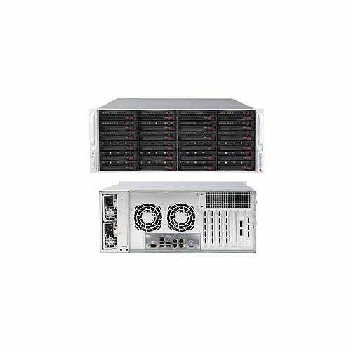Корпус SuperMicro 2x1200W черный - фото №4