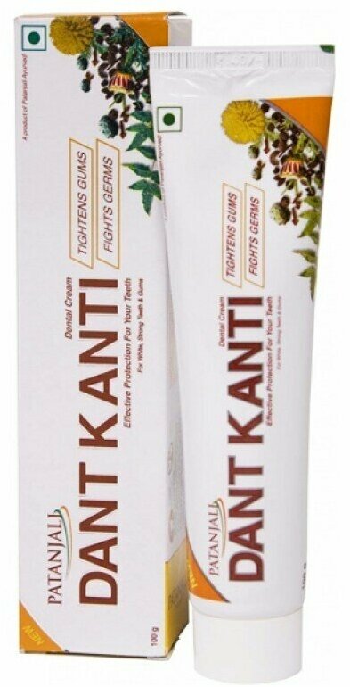 Зубная паста Патанджали Дант Канти (Patanjali Dant Kanti), 100 гр.