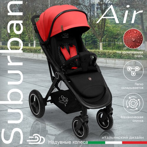 Прогулочная коляска Sweet Baby Suburban Compatto Red Neo (Air)