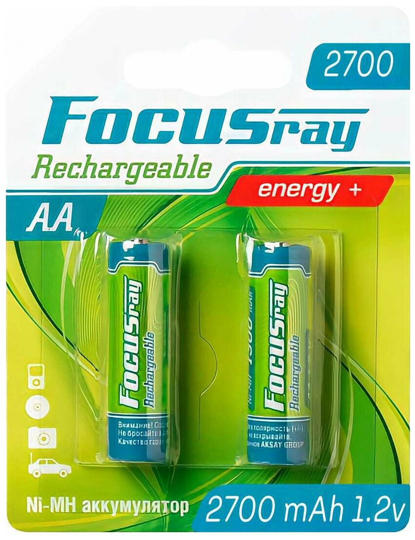 Аккумулятор FOCUSray 2700 mAH AA 2/24/288