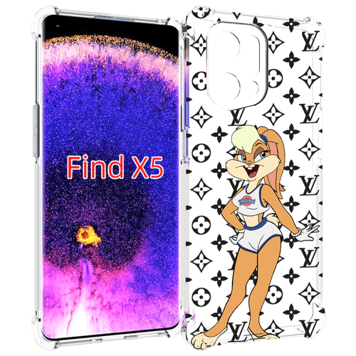 Чехол MyPads красивый-принт-на-чехол женский для Oppo Find X5 задняя-панель-накладка-бампер