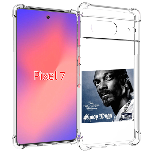 Чехол MyPads Snoop Dogg THA BLUE CARPET TREATMENT для Google Pixel 7 задняя-панель-накладка-бампер чехол mypads snoop dogg tha blue carpet treatment для nokia c31 задняя панель накладка бампер