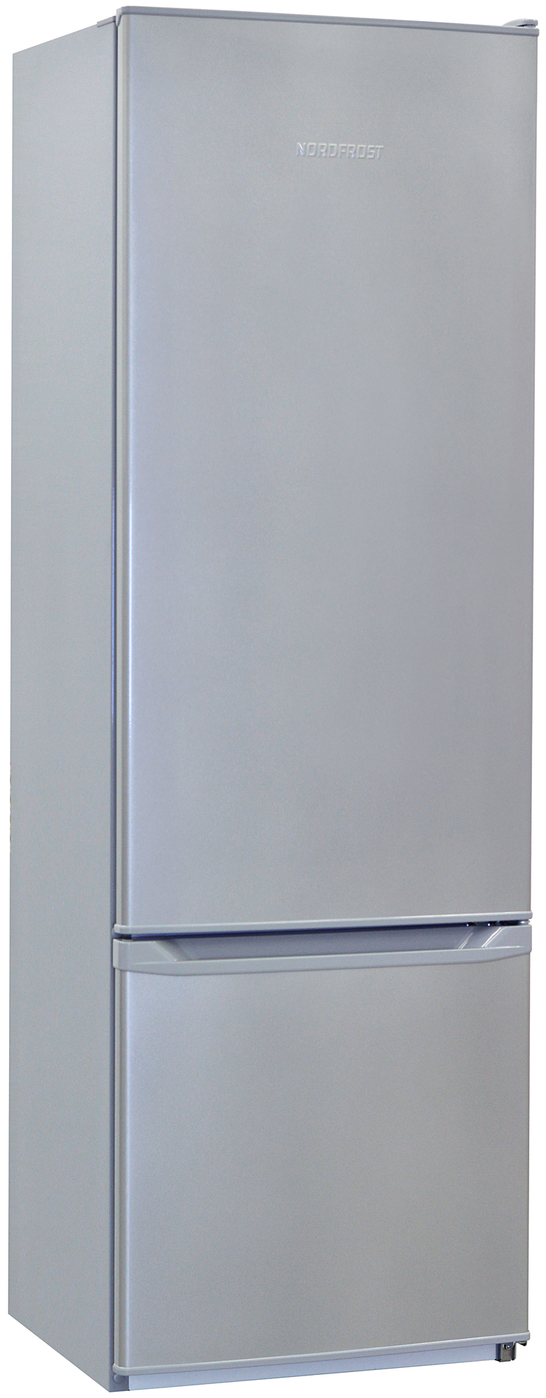 Холодильник NORDFROST NRB 124 332, двухкамерный, серебристый - фото №1