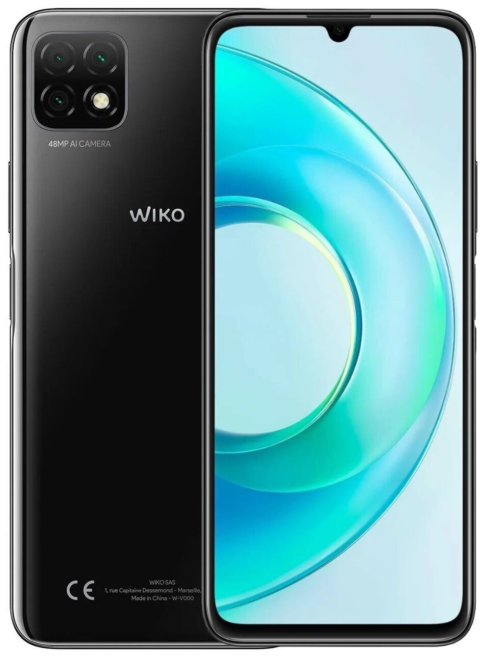 Смартфон Wiko T3 4/128 ГБ, classic black