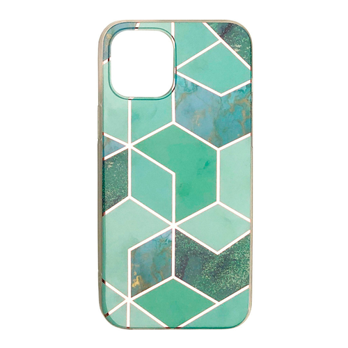 Чехол-Накладка Gresso Mosaic для Apple iPhone 12/12 Pro зеленый клип кейс gresso apple iphone 6 6s tpu blue