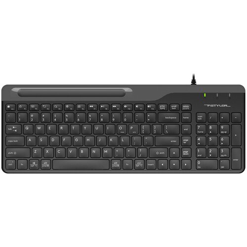 Клавиатура A4Tech Fstyler FK25 черный/серый USB slim a4 tech fstyler fk25 клавиатура fk25black