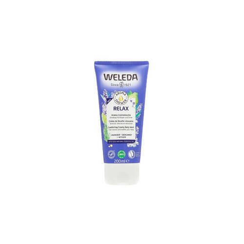 WELEDA Гель для душа Relax weleda relax крем гель для душа экстракты лаванды бергамота и ветивера 200 мл 6 8 жидк унции