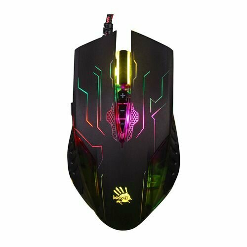 Мышь A4TECH Bloody Q51 игровая оптическая проводная USB черный и рисунок 1905₽