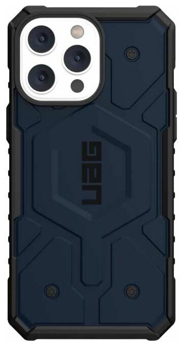 Чехол Urban Armor Gear (UAG) Pathfinder For MagSafe Series для iPhone 14 Pro, цвет Темно-синий