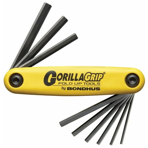 Комплект ключей-шестигранников Bondhus GorillaGrip Large