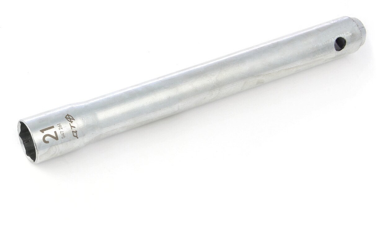 Ключ свечной трубчатый с магнитом 21×200 мм, Дело Техники, 547261