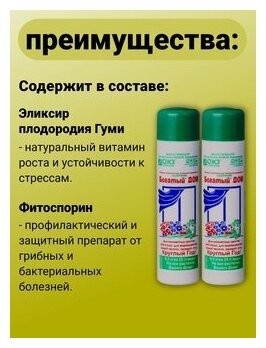 Богатый ДОМ биоактивированное удобрение для растений 2 флакона по 200 мл. ОЖЗ Кузнецова - фотография № 4