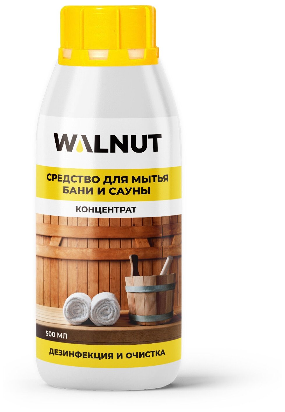 WALNUT Средство для мытья бани и сауны - Антисептик для бани 500 мл