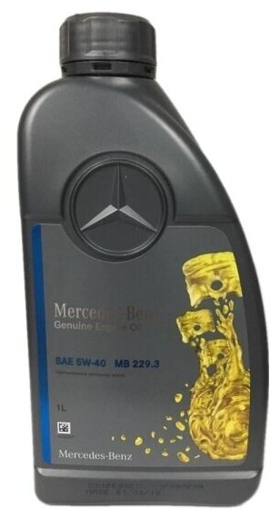 Моторное масло Mercedes-benz MB 229.3 5W-40 синтетическое 1 л